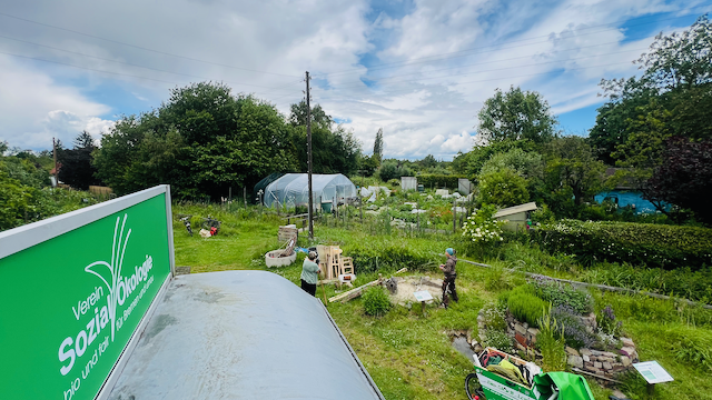 Fleetgarten von oben im Überblick