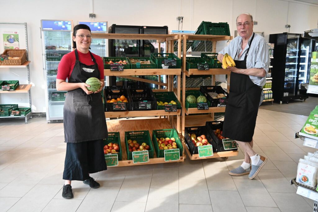SuperCoop Bremen Obst und Gemüseregal